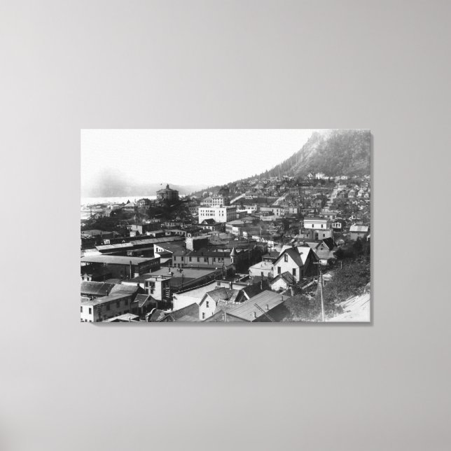 Impressão Em Tela Cidade de Juneau, Alasca Fotografia 3 (Frente)