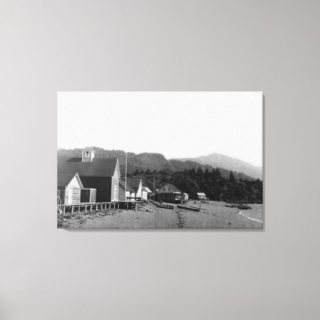 Impressão Em Tela Cidade de Seldovia, Alaska Photoógrafo (Frente)