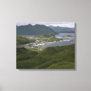 Impressão Em Tela Cidade de Unalaska, Alaska