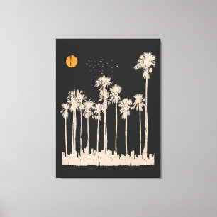 Impressão Em Tela Cidade de Verão Vintage