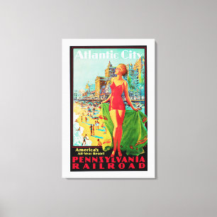 Impressão Em Tela Cidade do Atlântico