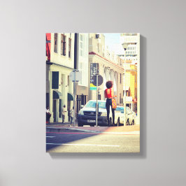 Impressão Em Tela Cidade do Cabo, África do Sul, Ver paisagem digita