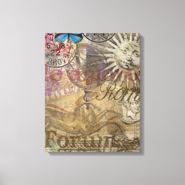 Impressão Em Tela Cidade do Feriado em Roma, Itália, Viagem (Frente)