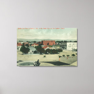 Impressão Em Tela Cidade do Pacífico Sul na rota Shasta