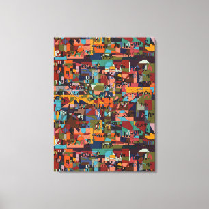 Impressão Em Tela Cidades da Etiópia