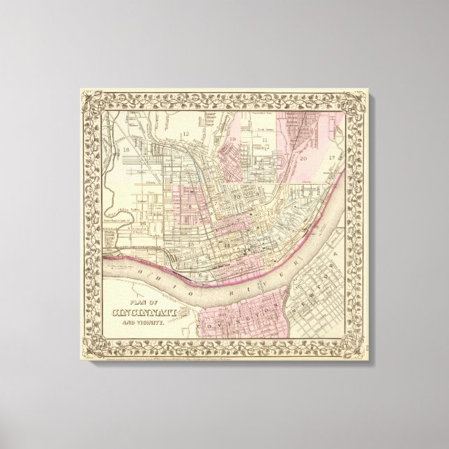 Impressão Em Tela Cincinnati (Frente)