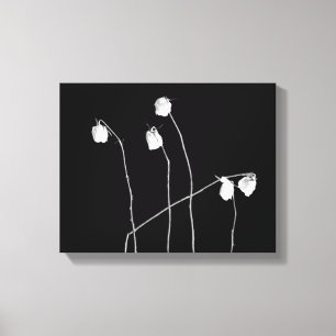 Impressão Em Tela Cinco Rosas