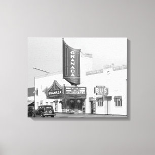 Impressão Em Tela Cine Granada, 1938