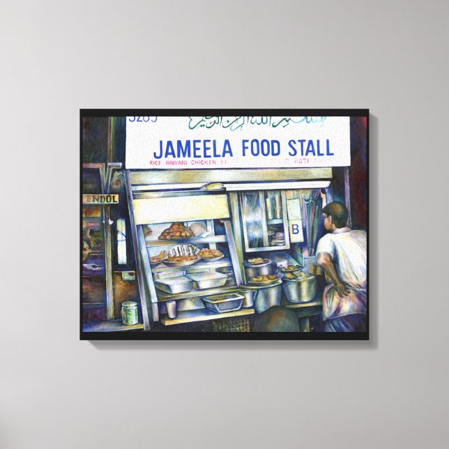 Impressão Em Tela Cingapura da Jameela (Frente)