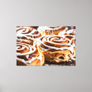 Impressão Em Tela Cinnamon Roll