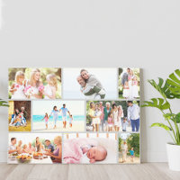 Cinza de Colagem de Fotos da Família de Estilos de