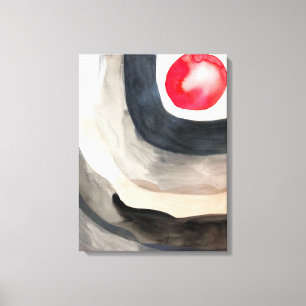 Impressão Em Tela Cinza solar e arte moderna abstrato negra