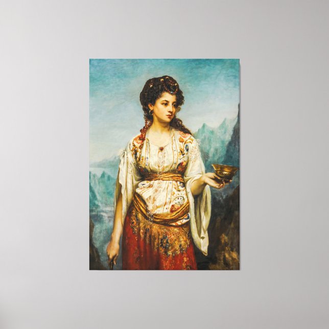 Impressão Em Tela Circe de Jean Jules Bardin (1875) (Frente)