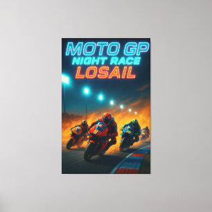 Impressão Em Tela Circuito Internacional de Losail MotoGP Grande Prê