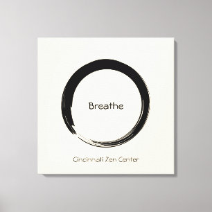 Impressão Em Tela Círculo Enso