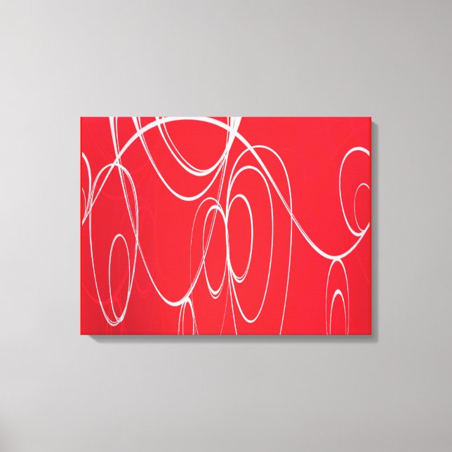 Impressão Em Tela Círculos dançantes (Frente)