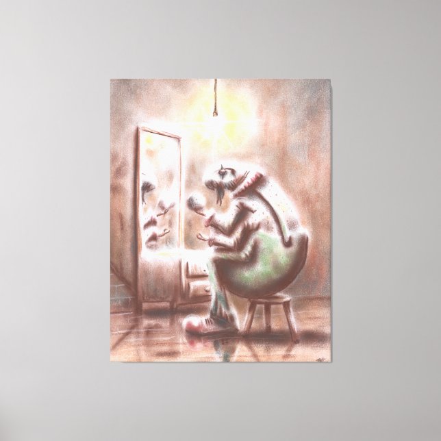 Impressão Em Tela Circus Flea (Frente)