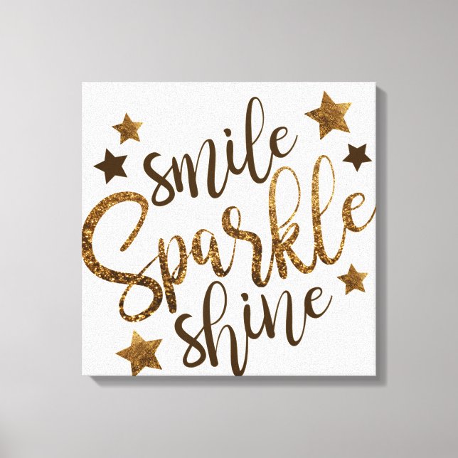 Impressão Em Tela Citação Inspirativa (Frente)