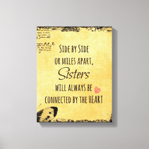 Impressão Em Tela Citação Irmã