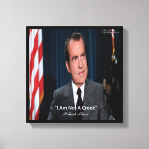 Impressão em Tela Citação Nixon & Not A Crook