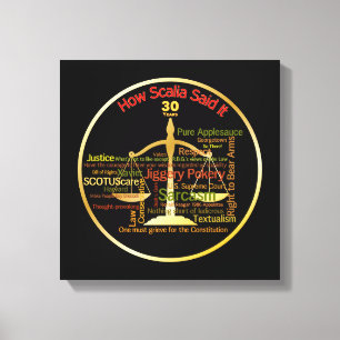 Impressão Em Tela Citações da corte suprema de Antonin Scalia -