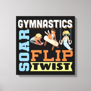 Impressão Em Tela Citações da ginástica dos rapazes - Torção do Sacu