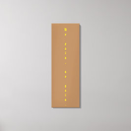 Impressão Em Tela Citações de Motivação GYM E Castanho Claro