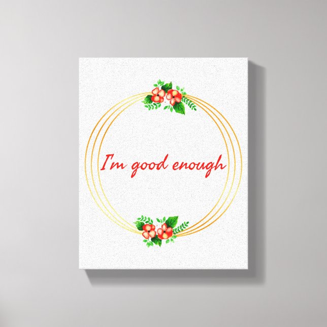 Impressão Em Tela citações motivacionais e inspiradoras para a vida (Frente)