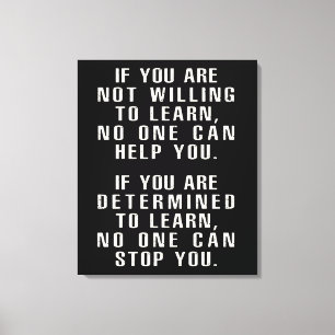 Impressão Em Tela Citações Motivacionais, Positivas, Dizeres Positiv
