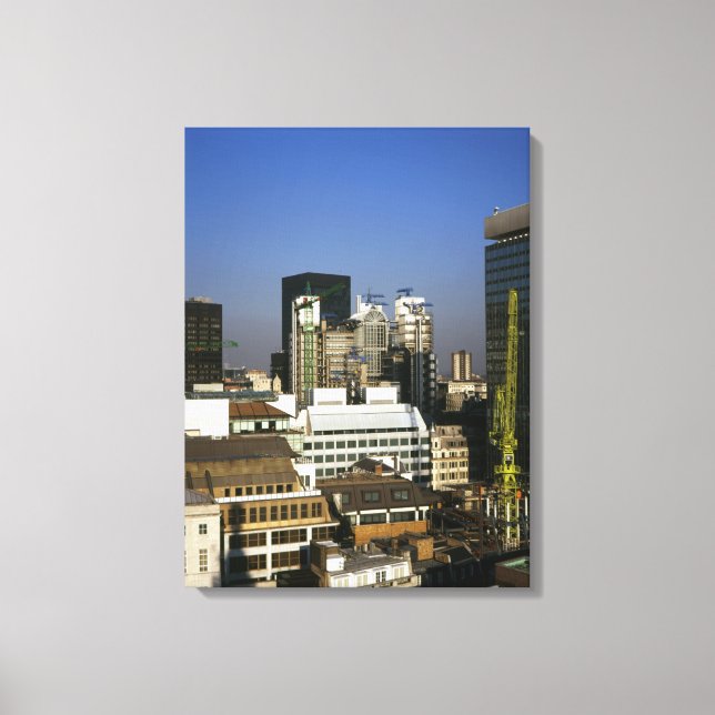 Impressão Em Tela City of London na década de 1990 (Frente)