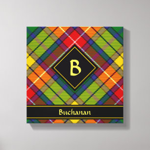 Impressão Em Tela Clan Buchanan Tartan