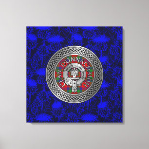 Impressão Em Tela Clan Donnachaidh Crest & Tartan Knot sobre o assun