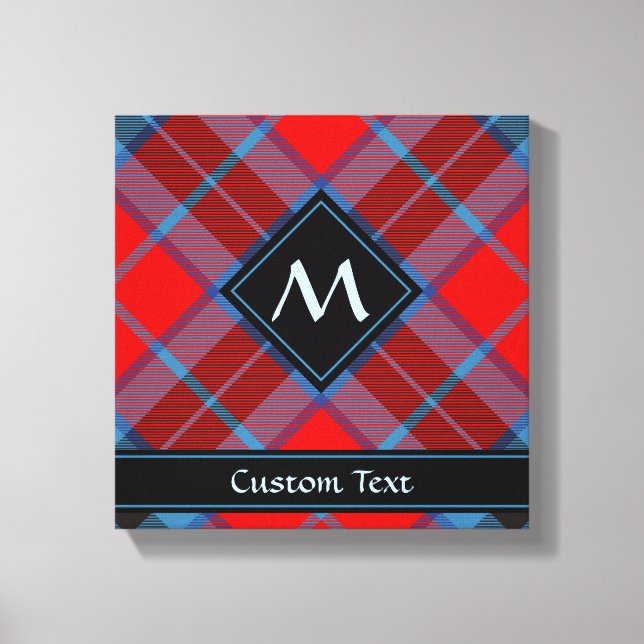 Impressão Em Tela Clan MacTavish Tartan (Frente)