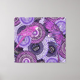 Impressão Em Tela Claridade do papagaio