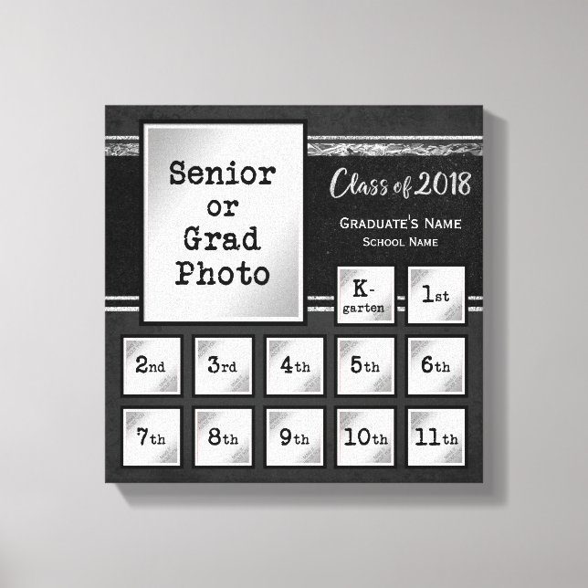 Impressão Em Tela Classe de manutenção de fotos do K-12 2018 (Frente)