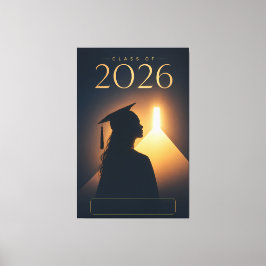 Impressão Em Tela Classe Personalizada de Futuros Graduados de 2026