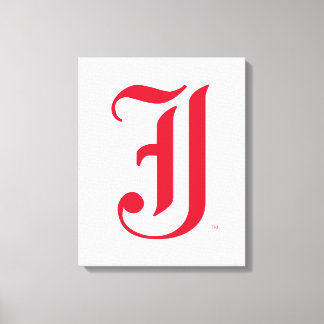 Impressão Em Tela Clássico da Jacksonville State University Letra JS