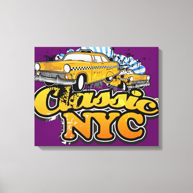 Impressão Em Tela Clássico NYC (Frente)