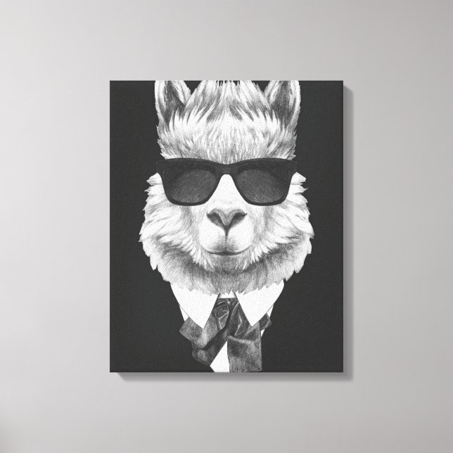Impressão Em Tela Classy Llama (Frente)