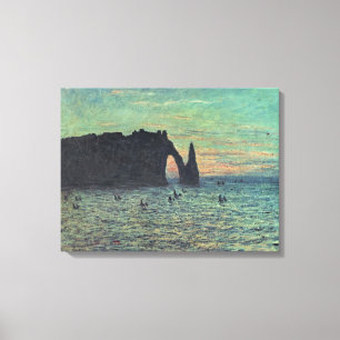 Impressão Em Tela Claude Monet a agulha oca em Etretat, 1883