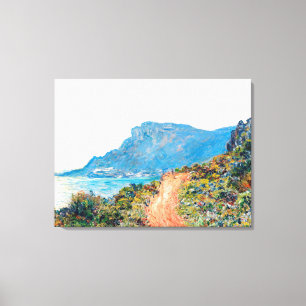 Impressão Em Tela Claude Monet A Corniche perto de Mônaco