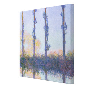 Impressão Em Tela Claude Monet   As Quatro Árvores