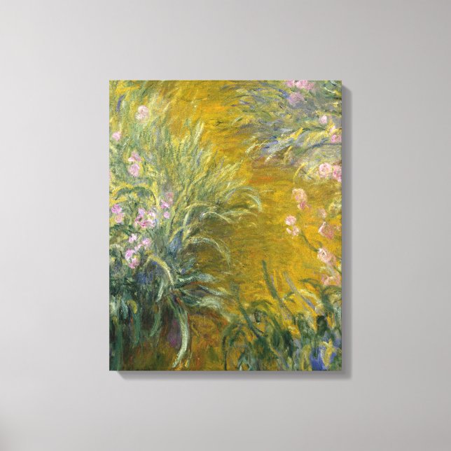Impressão Em Tela Claude Monet | Caminho através dos irlandeses (Frente)