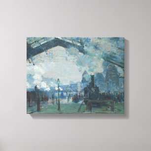 Impressão Em Tela Claude Monet - Chegada do comboio da Normandia