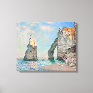 Impressão Em Tela Claude Monet - Cliff em Etretat