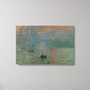 Impressão Em Tela Claude Monet - Impressão, Assalto do Sol