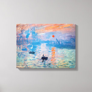 Impressão Em Tela Claude Monet - Impressão, Nascer do Sol