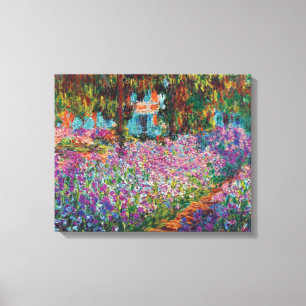 Impressão Em Tela Claude Monet - Íris no Jardim de Monet Arte Refina
