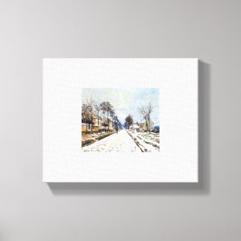 Impressão Em Tela Claude Monet La route de Versailles à Louvecienne