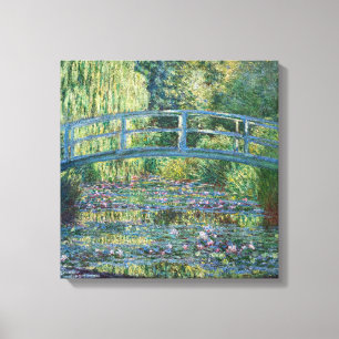 Impressão Em Tela Claude Monet - Lagoa de Água Lily, Harmonia Verde
